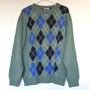 Cap Horn Diamond Plaid Sweater